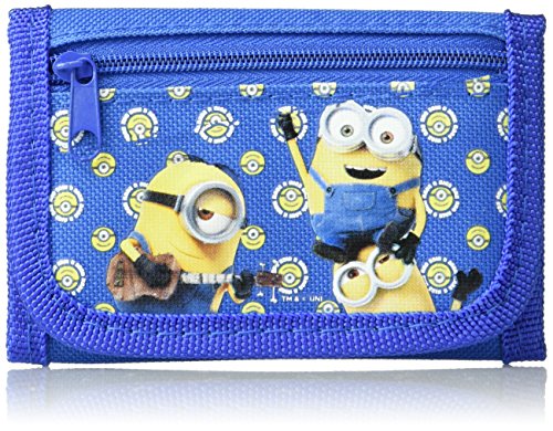 Despicable Me Minions Authentic Licensed Trifold Wallet (Blue)