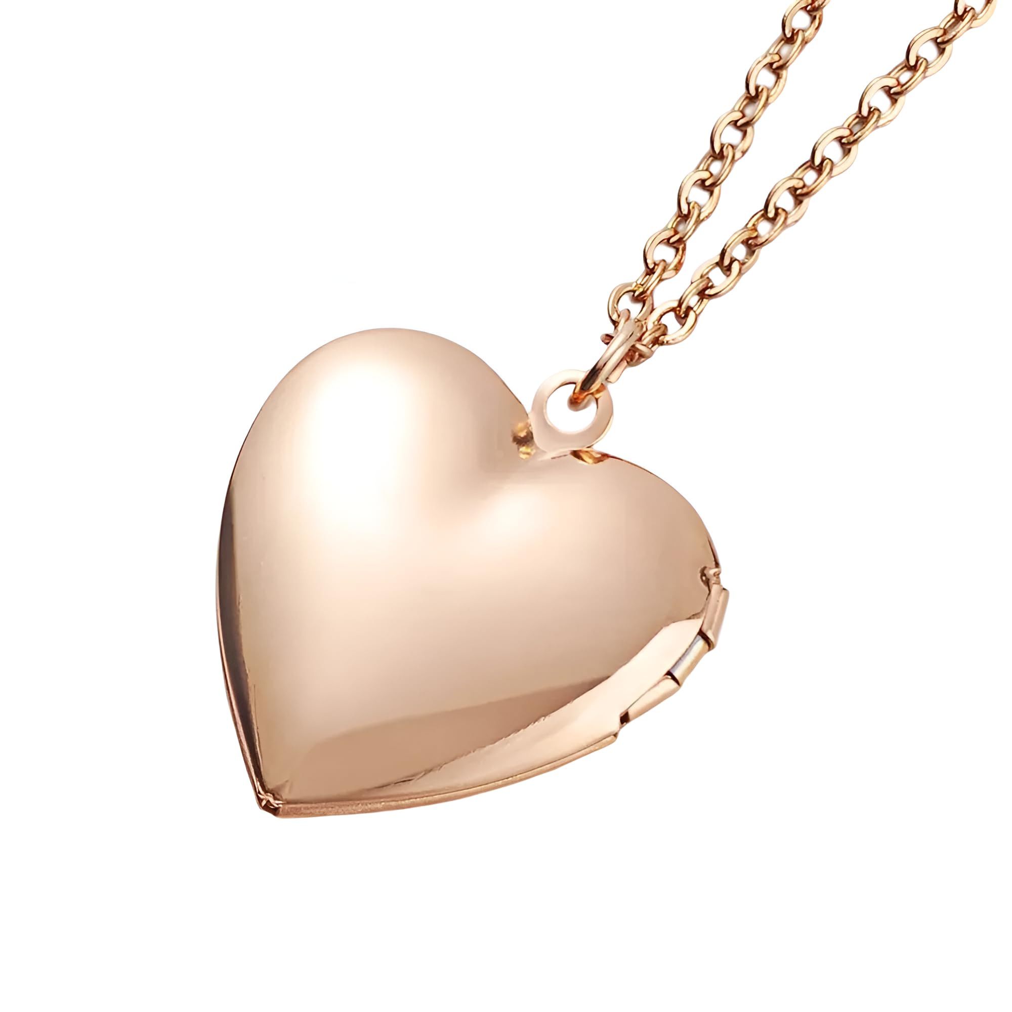 HMJGDHX NBYGSC Herz-Medaillon-Halskette aus 925er-Sterlingsilber für Damen, herzförmige Foto-Anhänger-Halskette, Medaillon-Anhänger-Halskette, Bild-Medaillon-Halskette, Herz-Medaillon-Halskette, die