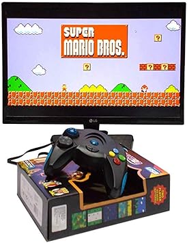 EUPHORIA Rk Toys New 2 Player Game Direct AV Inputs USB 2 Remote Shooting, Puzzle, Racing, Action 101000 in 1, 2 Player Built in TV Video Game Pad for Kids