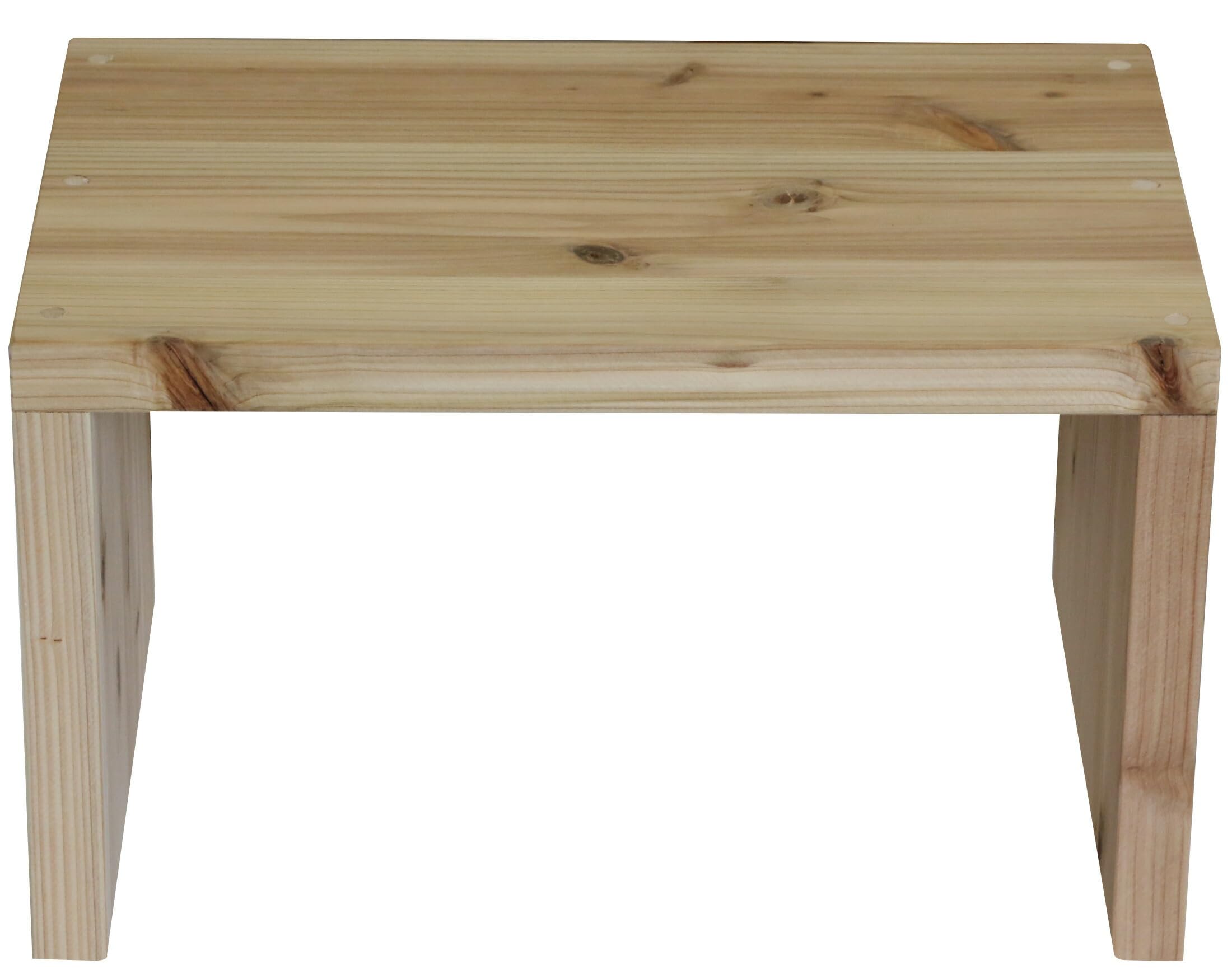 Amazon｜WOODPRO コの字 ラック 幅40cm 高さ18cm 奥行30cm 無塗装 国産