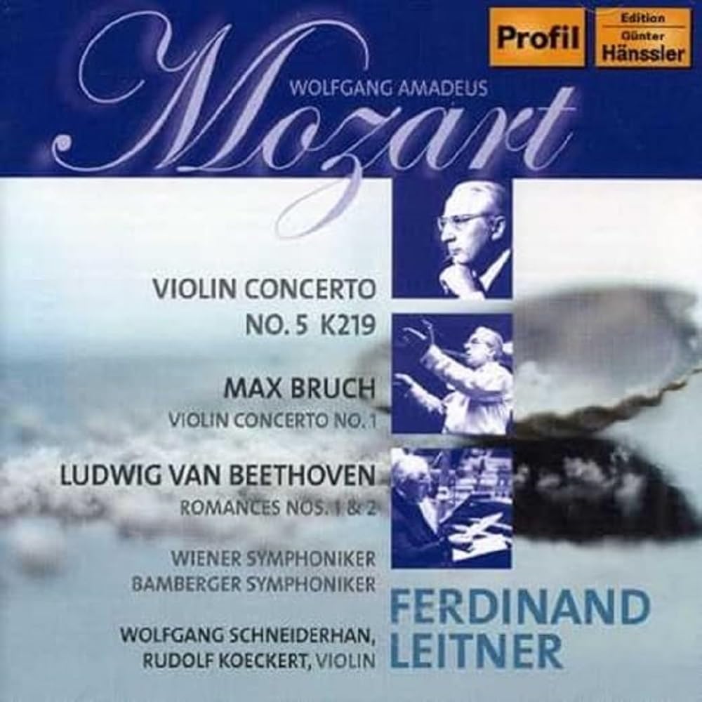 MOZART: Violin Concerto No. 5 / BRUCH: Violin Concerto No. 1 / BEETHOVEN: Romances Nos. 1 and 2