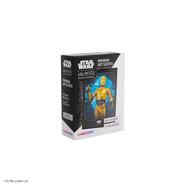 Foto 5 de 6 de Gamegenic Star Wars Unlimited Premium Art Sleeves C-3PO