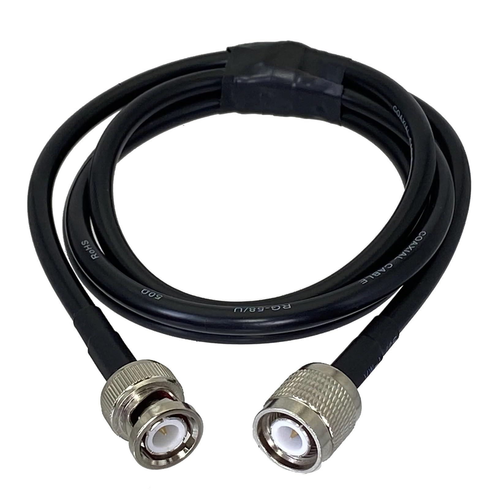 RG58 BNC wtyki męskie złącze TNC zaciskane koncentryczne zworki warkocze zaciski przewodów 10 cm ~ 20 m 1 szt. (6 cali (15 cm)