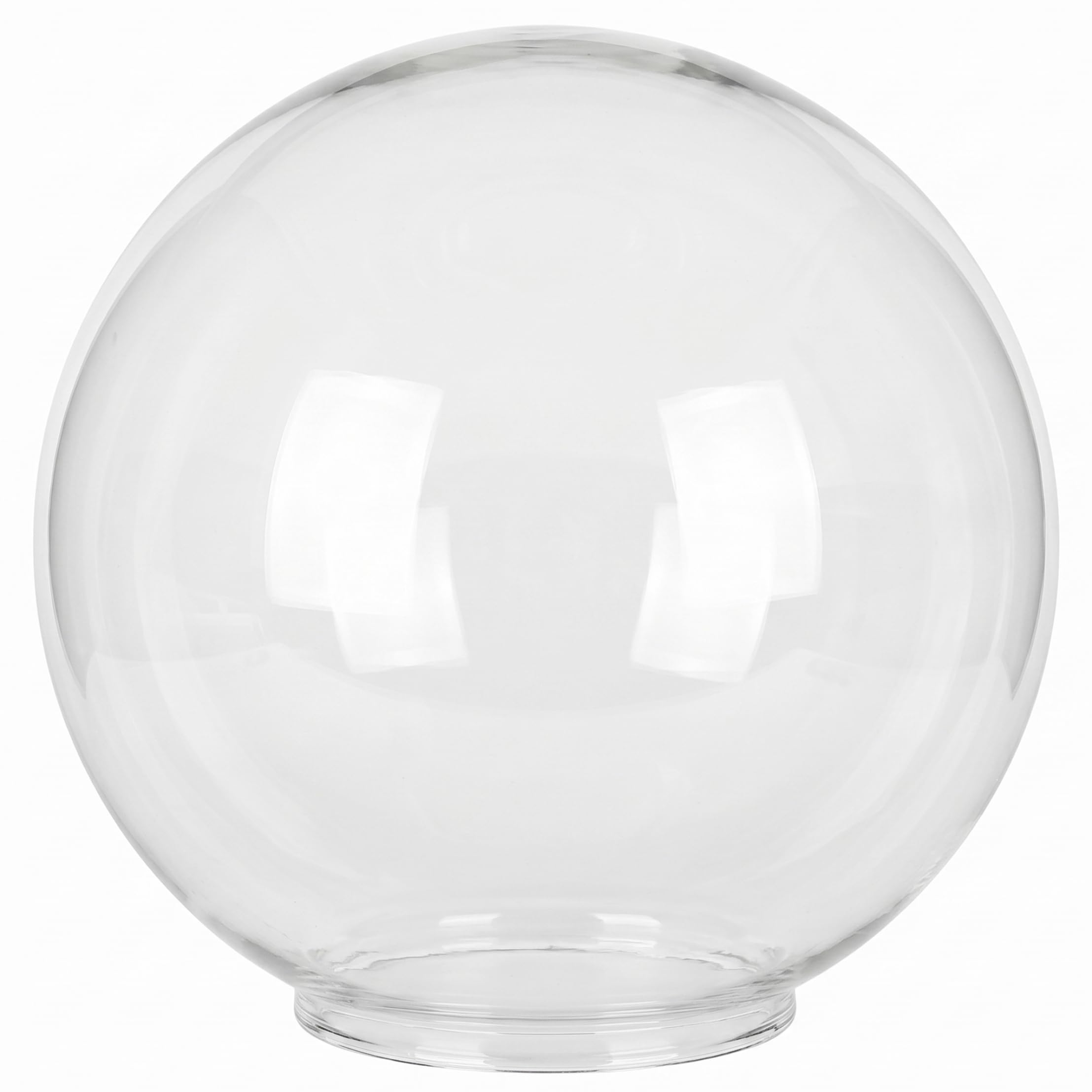 Glass Globes for Light Fixtures Replacement Borosilicate Glass Lamp Shade Replacement for Pendant Lights Transparent 150mm (70mm Opening)