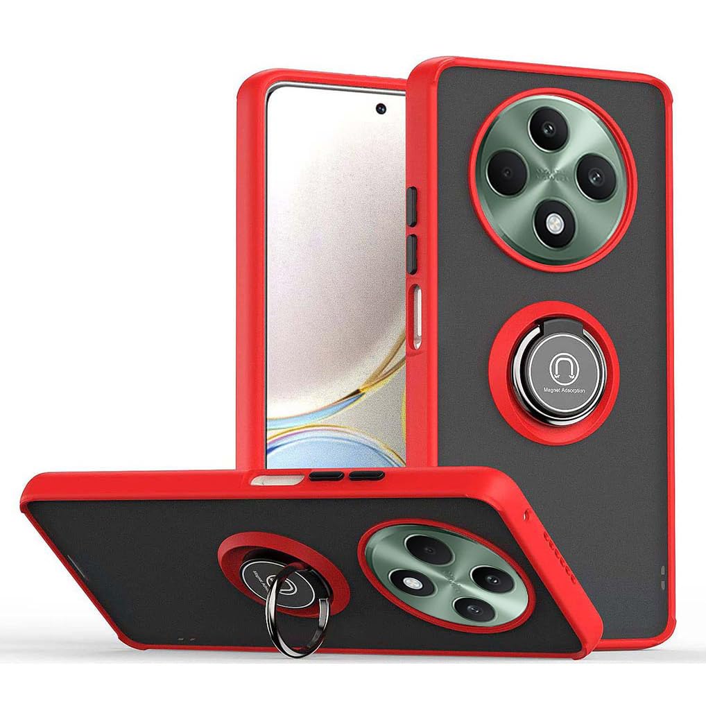 ILING Trasparente Case For OPPO Reno 12F 4G / OPPO Reno 12 FS 5G (Reno12 F 5G), 360° Full Body Protection Shockproof Cover With Built-in Screen