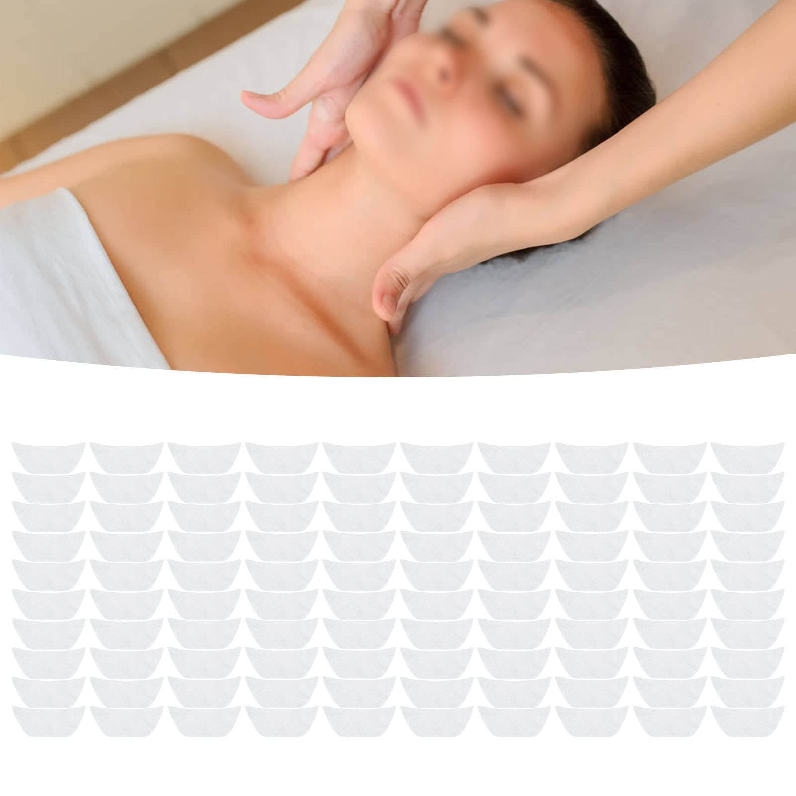 100 Disposable Neck Mask Sheets - Image 2