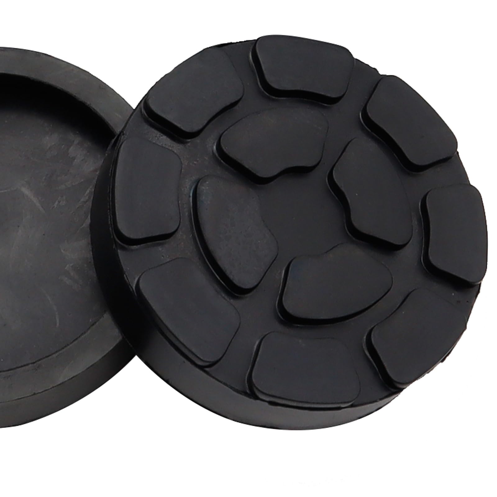 Soporte de plataforma elevadora universal de goma, 4 piezas, protege el vehículo