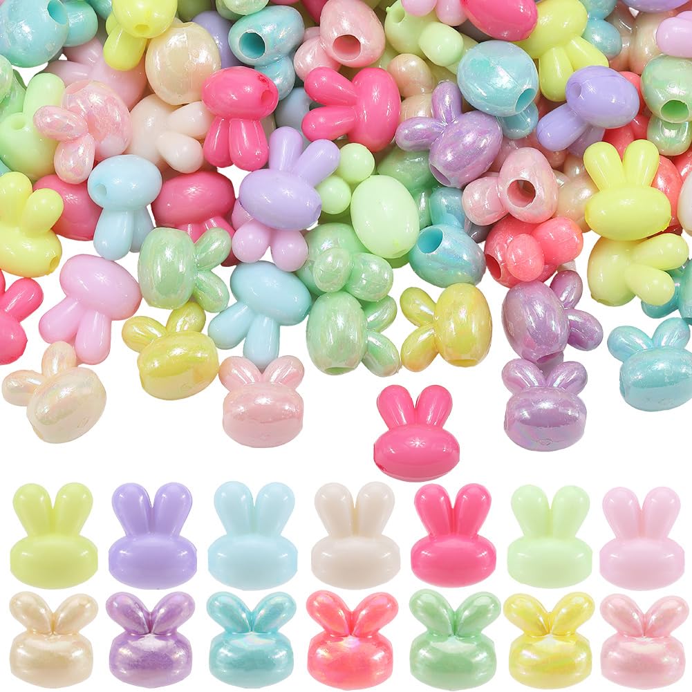 Perles lapin d'espacement pour éviter les frottements bijoux acrylique x200