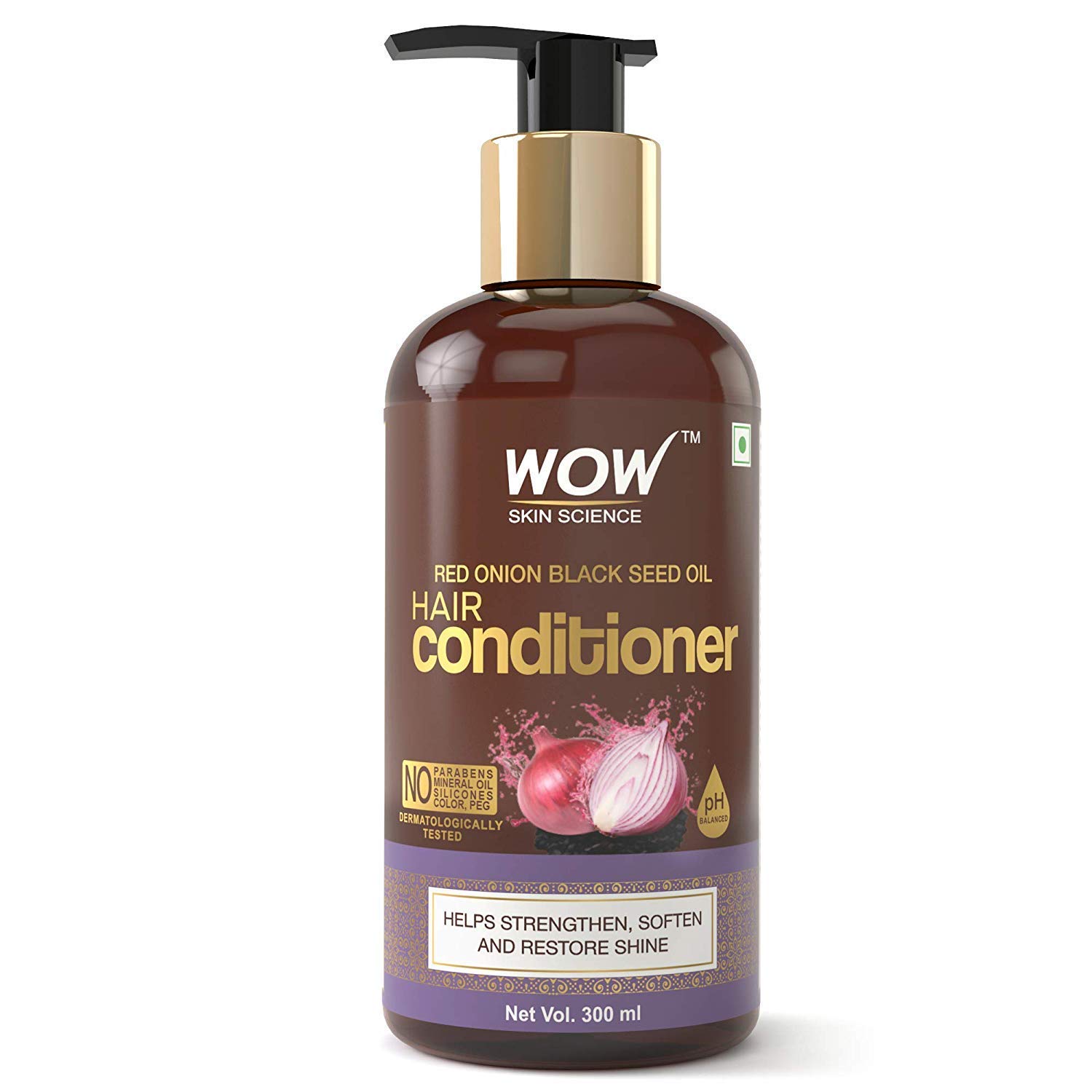 WOW Skin Science Red Onion Black Seed Oil Shampoo & Conditioner Kit