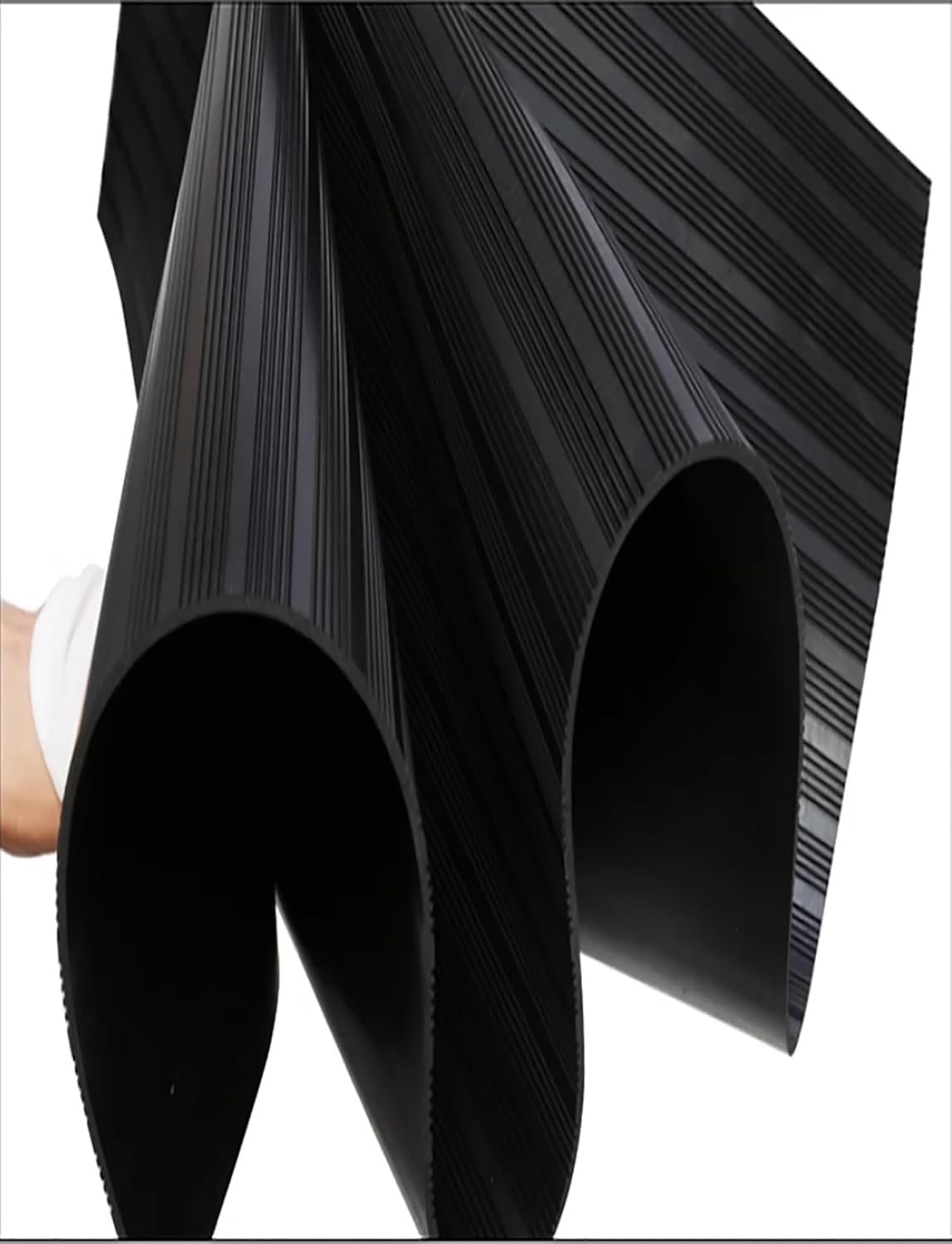 Silikon-Lötmatte, Umspannwerk Gummimatten Elektrische Isolierung Sicherheit Schwarz 60x(50-500) cm Gummi Blatt Bodenmatte(60x110cm)