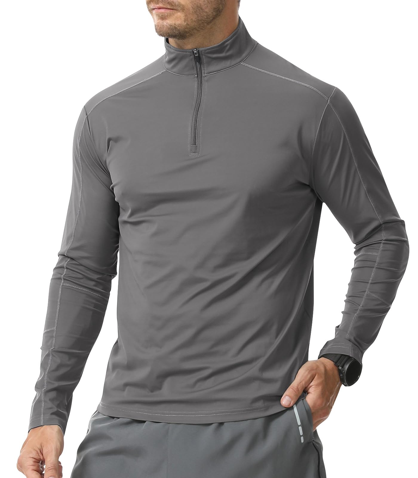 Danfiki Badehose Herren mit Meshfutter Kompression Liner 2 i