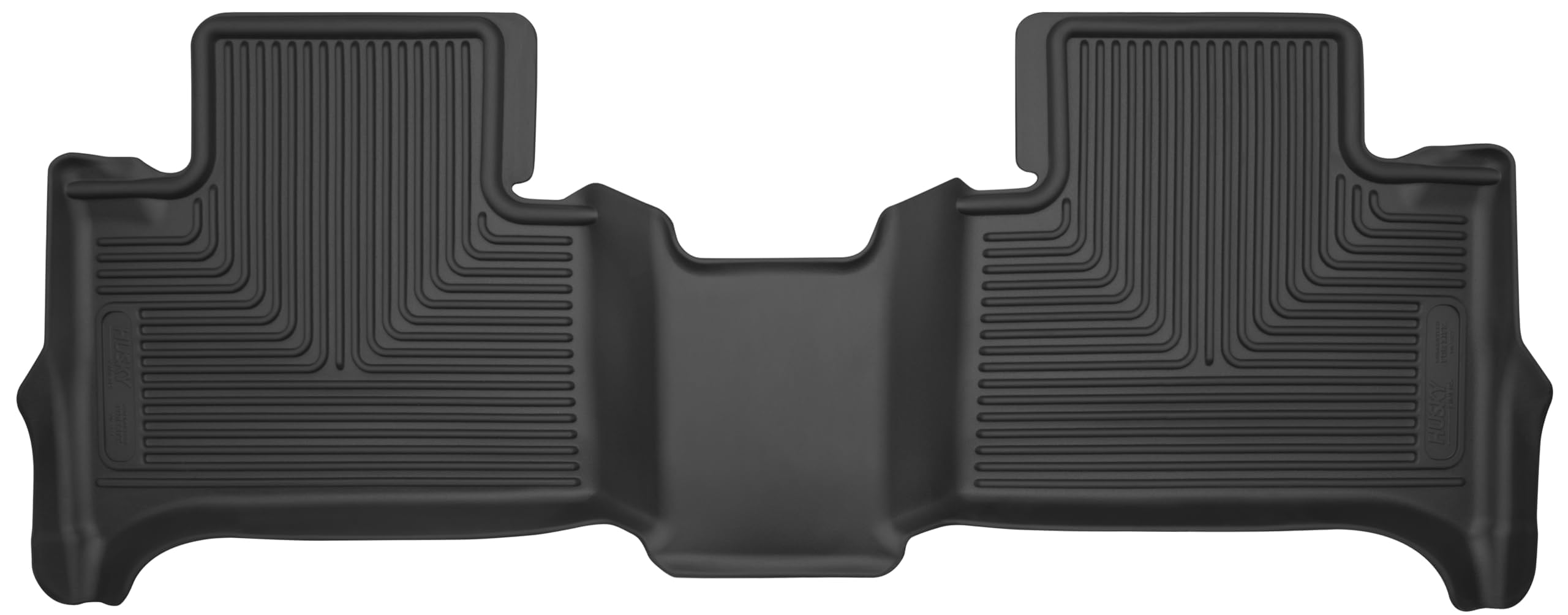 Husky Liners X-act Contour Floor Mats | Fits 2015-2021 Chevrolet Colorado & GMC Canyon Crew Cab | 3rd Row, 1-pc Black - 53231