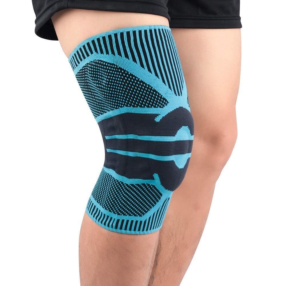 Ginocchiere da Trekking 2 Pezzi Ginocchiere in Pizzo Ginocchiere a Compressione Supporto articolare /3745(玫瑰,Medium)