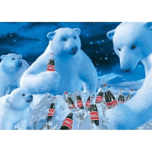 Schmidt Spiele 59914 Coca Cola Polar Bear Jigsaw Puzzle 1000 Pieces