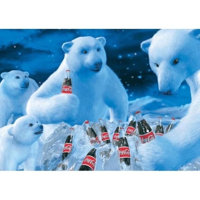 Schmidt Spiele 59914 Coca Cola Polar Bear Jigsaw Puzzle 1000 Pieces