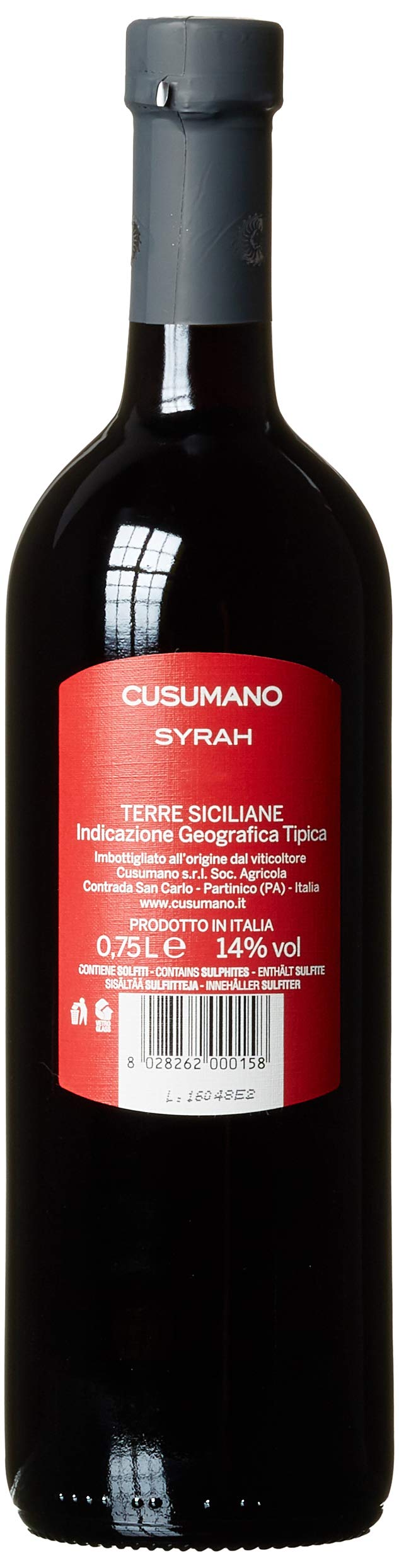 Cusumano Syrah Sicilia IGP trocken (6 x 0.75 l)