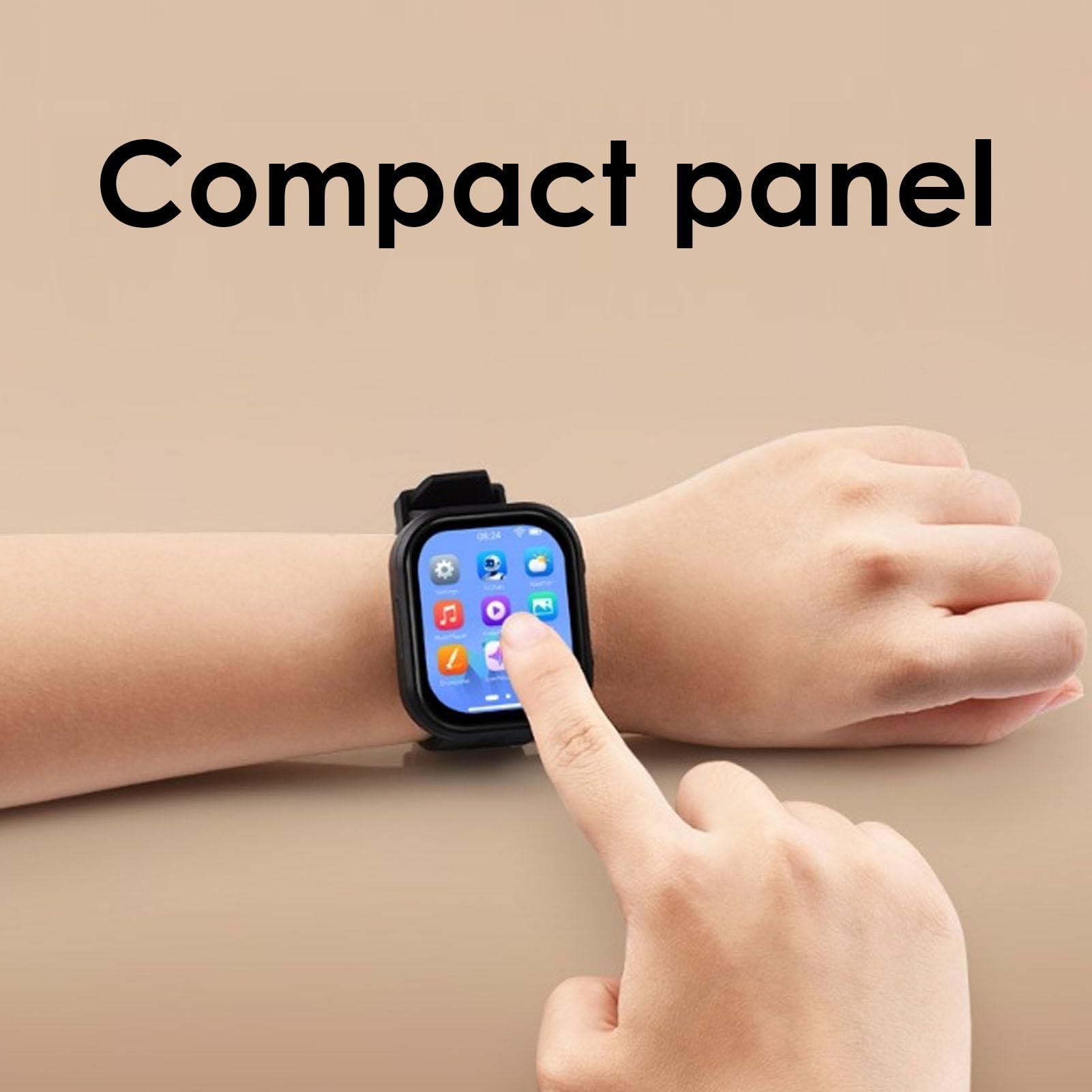 GOWENIC Touch Watch-Entwicklungsplatine für Prototyping 2,06 Zoll 32 Bit Dual Core mit Display, Geeignet für Technikbegeisterte