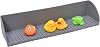 DNC Bathtub Splash Guard for Tub Kids, Silicone Bath Tub Topper Ledge Side Toddler Water Splash Guard Play Shelf Grey 1 Pack