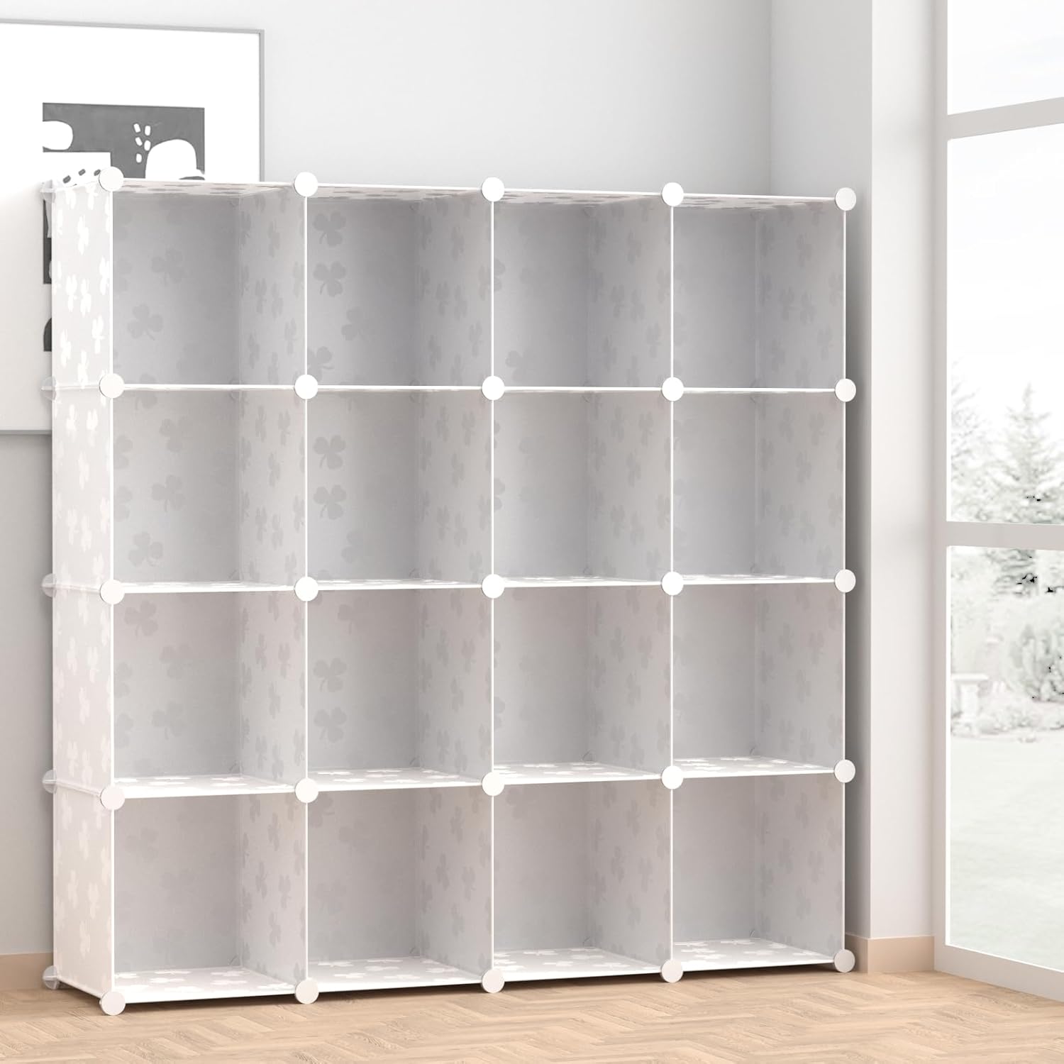 Vacplus 収納棚 大容量 16ボックス