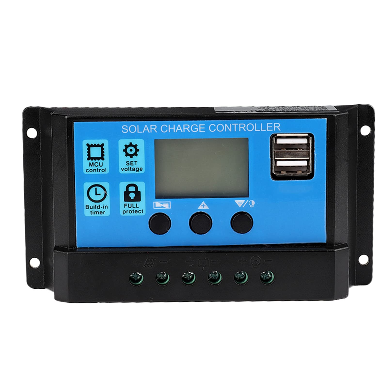 PWM Sterownik ładowania Słonecznego Regulator ładowania Słonecznego Sterownik Słoneczny Wyświetlacz LCD 12V 24V Auto 10A 20A 30A 40A 50A 60A z 3-stopniowym Zarządzaniem (60A)