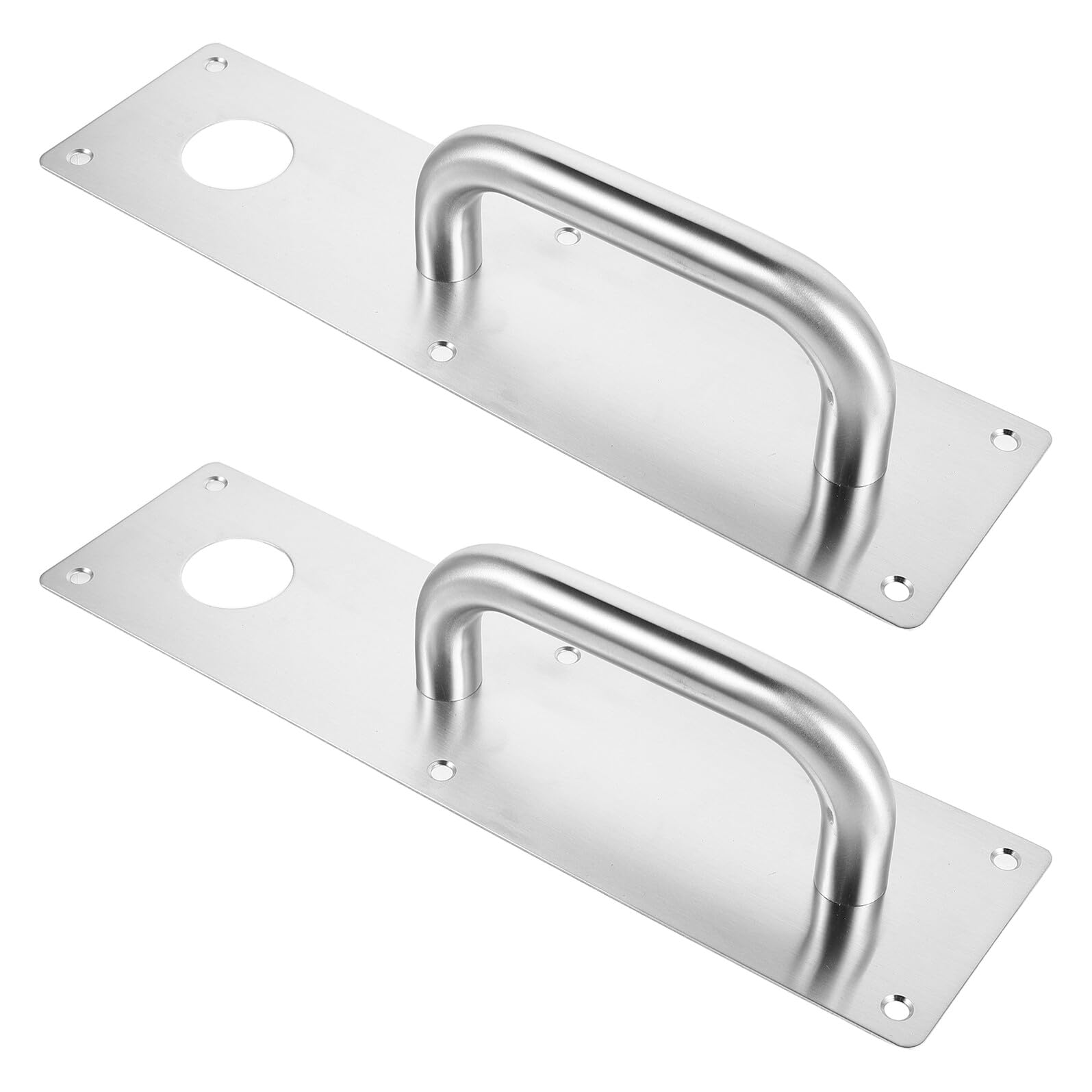 Poignée de porte coupe-feu en acier inoxydable 12 mm pour rénovation d'immeuble