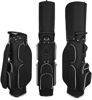 ZQYR Convenient, Portable Waterproof Nylon Fabric Rod HoleUltralight Golf Bag,Stable Base,strong Stability And Durability 420