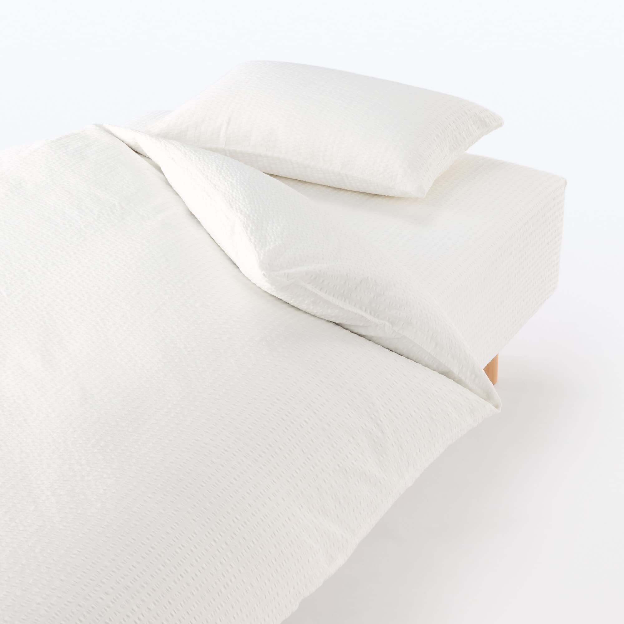 Amazon｜MUJI 無印良品 アフリカコットンサッカー織掛ふとんカバー 