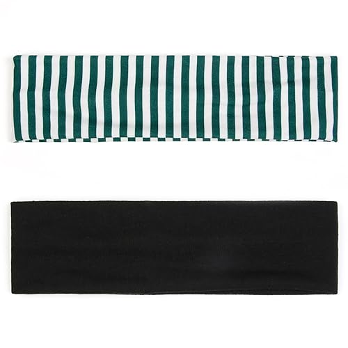 Vista 44 de TERSE Diadema para el cabello, diademas de tela para mujer, color rosa, antideslizante, tela suave, fina, bandas para el sudor, lindas envolturas