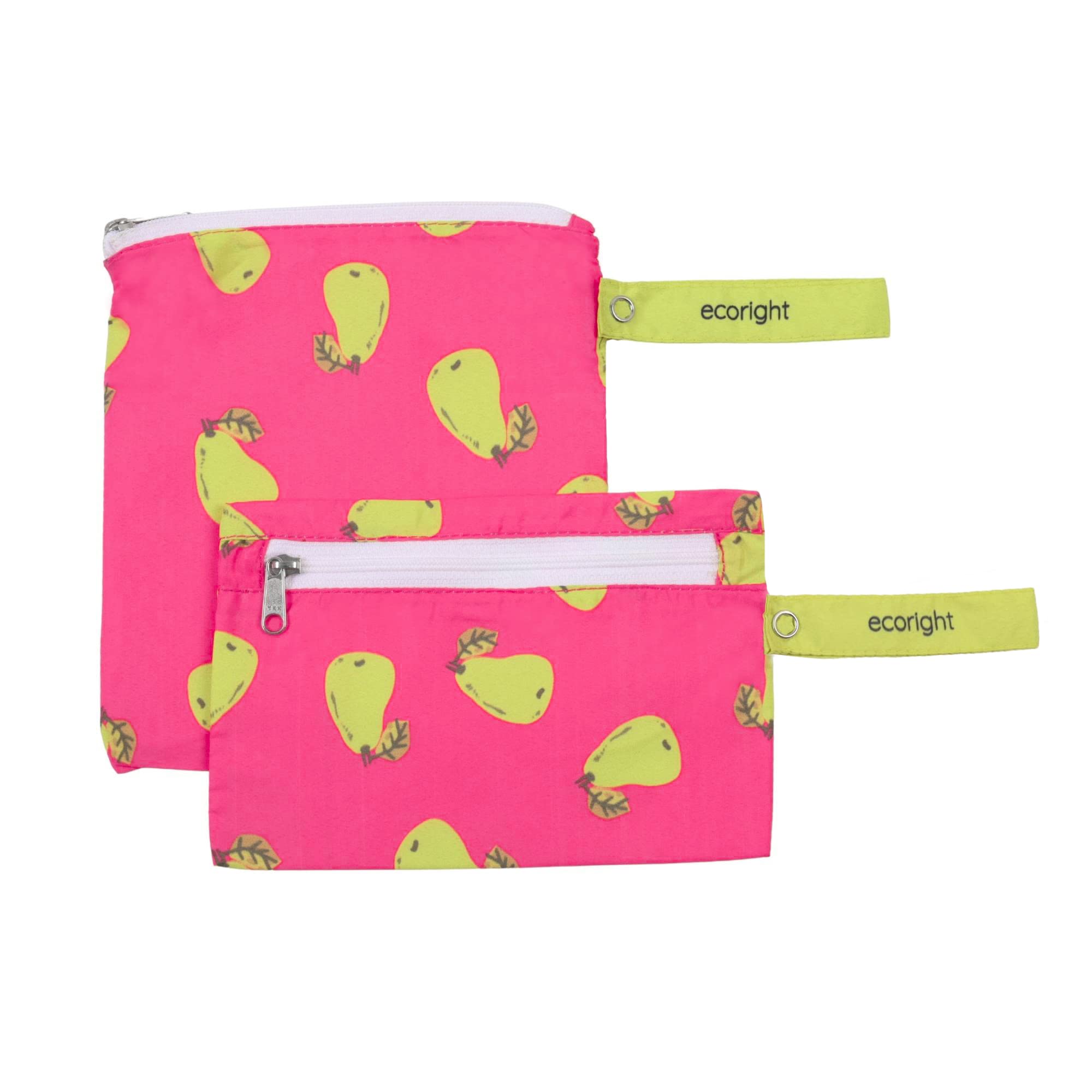 Bolsa reutilizable merienda que evita manchas gracias a su doble capa lavable con cremallera