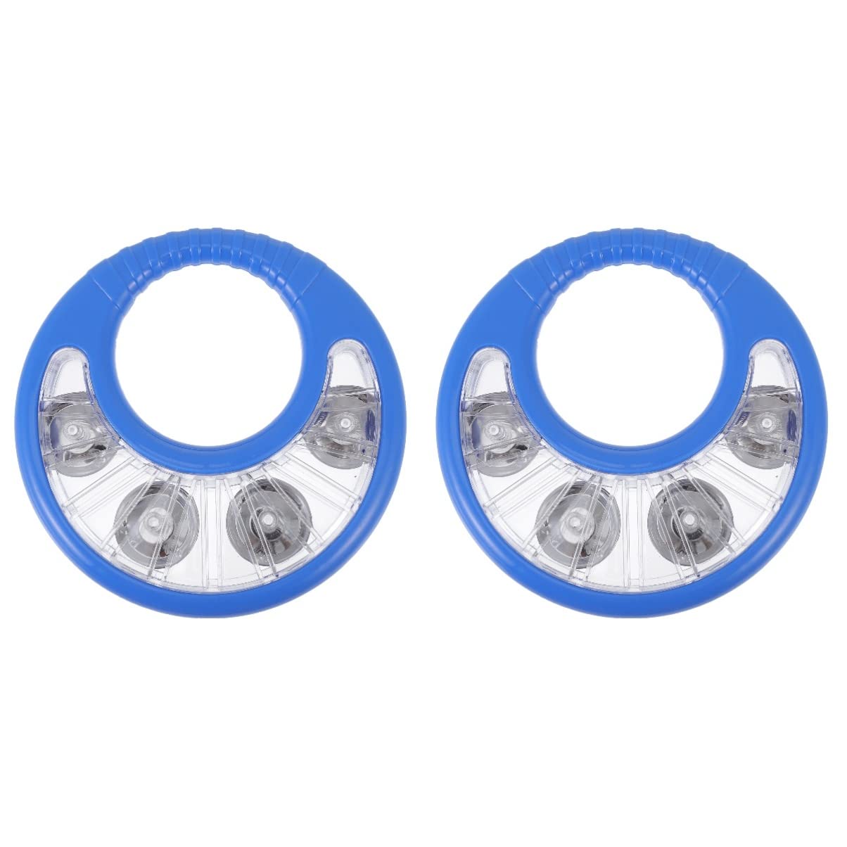 ser of 2 Tambourine Musical Tambourine tambourine instrument musical rhythm toys tambourine jingles Handheld Percussion Musical