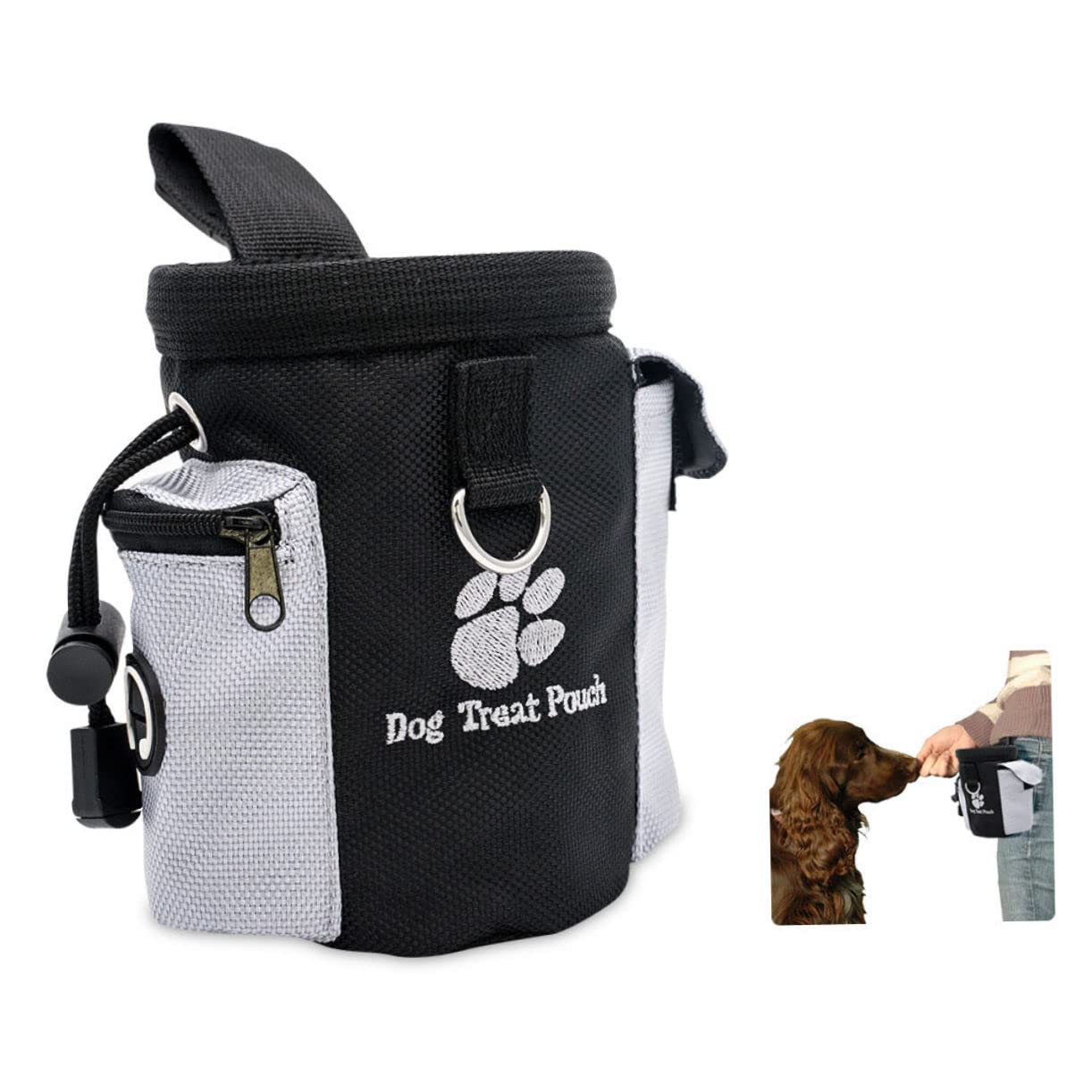 FRCOLOR 3piezas Bolsa De Entrenamiento para Riñonera De Mano Pouch De Snacks y Accesorios para Paseos y Adiestramiento De