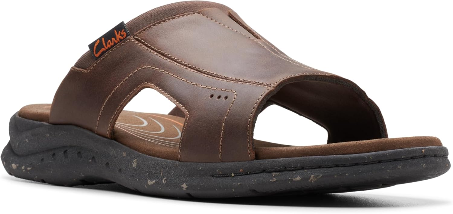 新発売[Clarks] スライドサンダル Walkford Band 安全靴 ファスナー