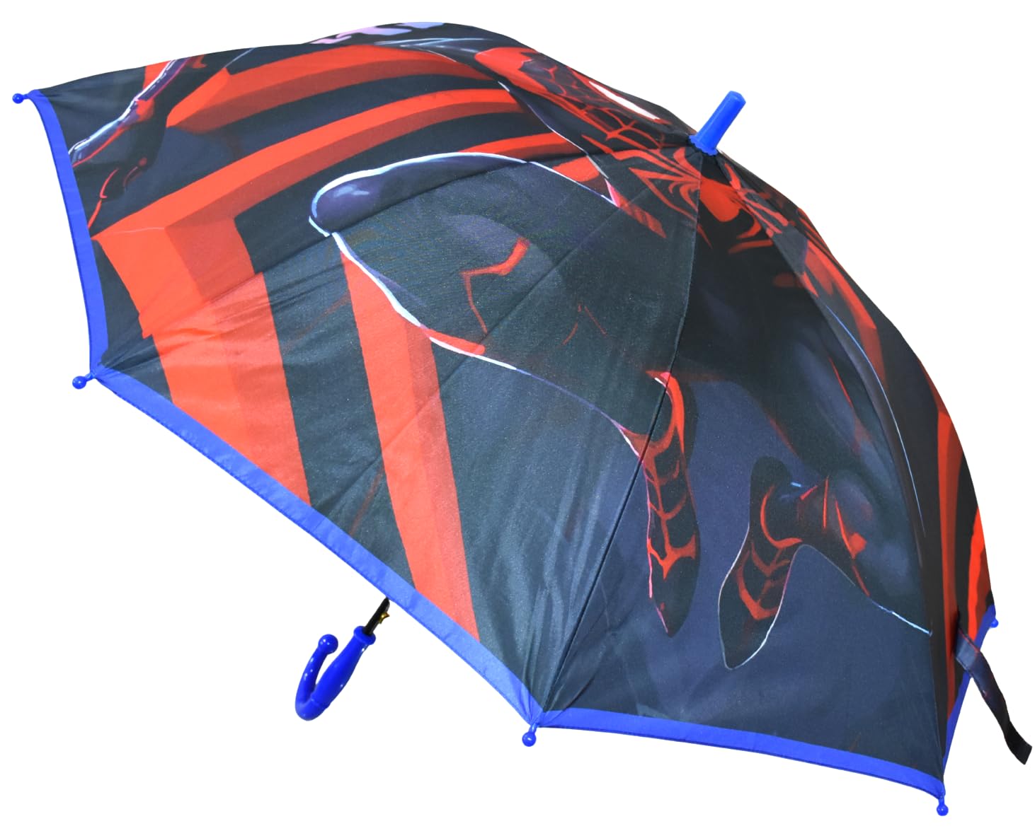 Superhero Kids Umbrella, Blue and Red, Lightweight with C Shape Handle, Umbrella for Boys, Umbrella for children, Cartoon Print Umbrellas, Chhatri, Chaata with C Shape Handle-image-31