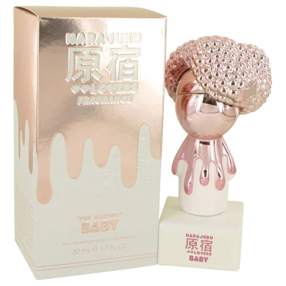 Harajuku Lovers Pop Electric Baby by Gwen Stefani Eau De Parfum Spray 0.5 oz Women - Image 4