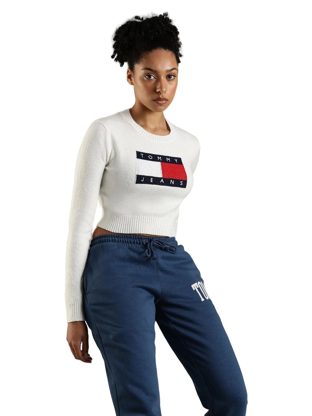 Slim fit Cotton Crew Neck Sweater-image-3