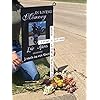 Memorial Crosses for Roadside,Graves,Cemetery,Garden, Gravesite,Funeral, Temporary Grave Marker for Dad,Mom,Grandpa,Men,Women, Sympathy Bereavement Gift,Headstone Replacement (Medium 22X12)