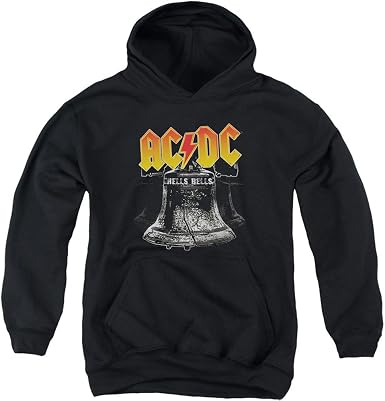AC/DC - Felpa con Cappuccio - Felpa con Cappuccio - Maniche Lunghe - Opaco  - Ragazzo Black Medium : Amazon.it: Abbigliamento