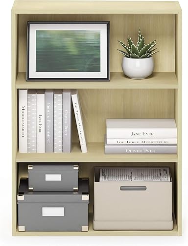 Miniatura 25 de Furinno Pasir - Estantería abierta de 3 niveles, color café americano Americano,Blackwood,Marrón,Nuez Columbia,gris roble francés,Arce,Roble