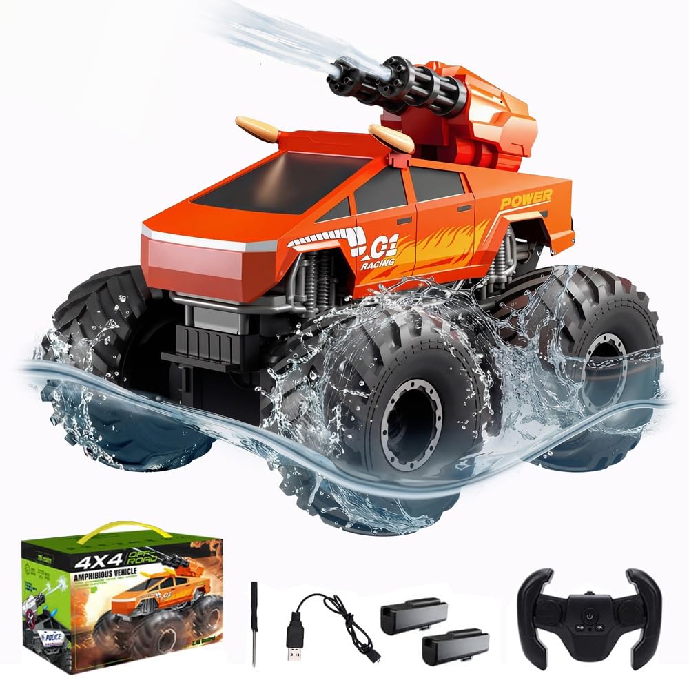 Photo 1 of GoolRC Amphibious RC Car with Water Spray, Orange