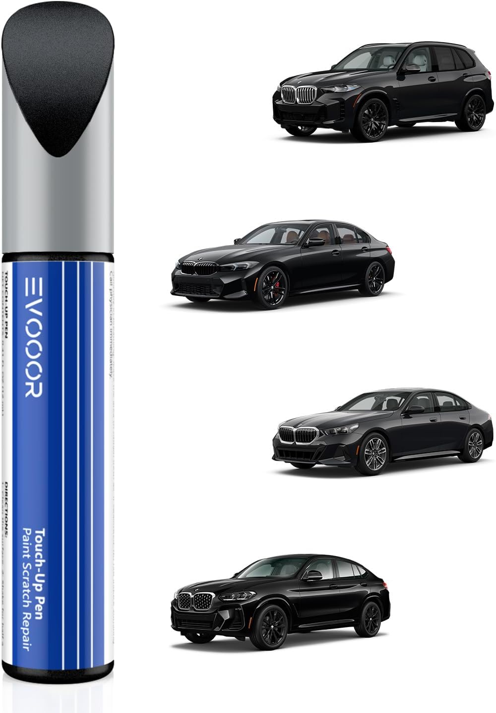 Touch Up Paint For BMW, Carbon Black Metallic (416) Exact Match Touch Up Paint Car Scratch Repair(Carbon Black Metallic for X4/X5/5/2020 3 Series/X4/2018 X5)