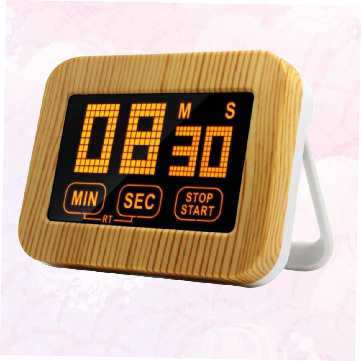 Cabilock 2pcs Magnetic Touch Screen Kitchen Timer Practical Countdown Device for Home Use Easy to Store No Battery Required for Cooking Games and Scheduling Activities