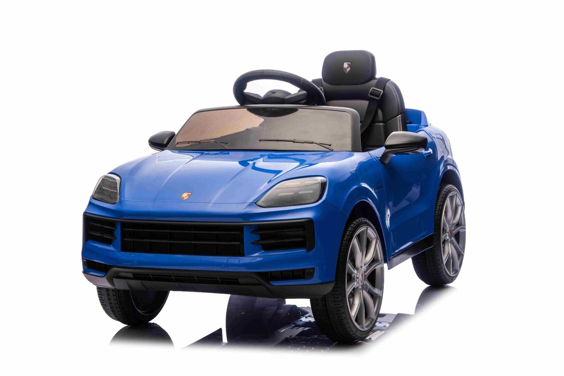 Porsche Cayenne dziecięcy samochód elektryczny 12 V, licencja – pojedyncze siedzenie elektryczne z baterią litową, zawieszenie, silniki 2 x 25 W, pilot zdalnego sterowania 2,4 GHz, MP3