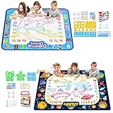 Jasonwell Aqua Magic Doodle Mat - 40 x 32 Inches & 48 x 36 Inches, White, PVC, Functional, Neutral
