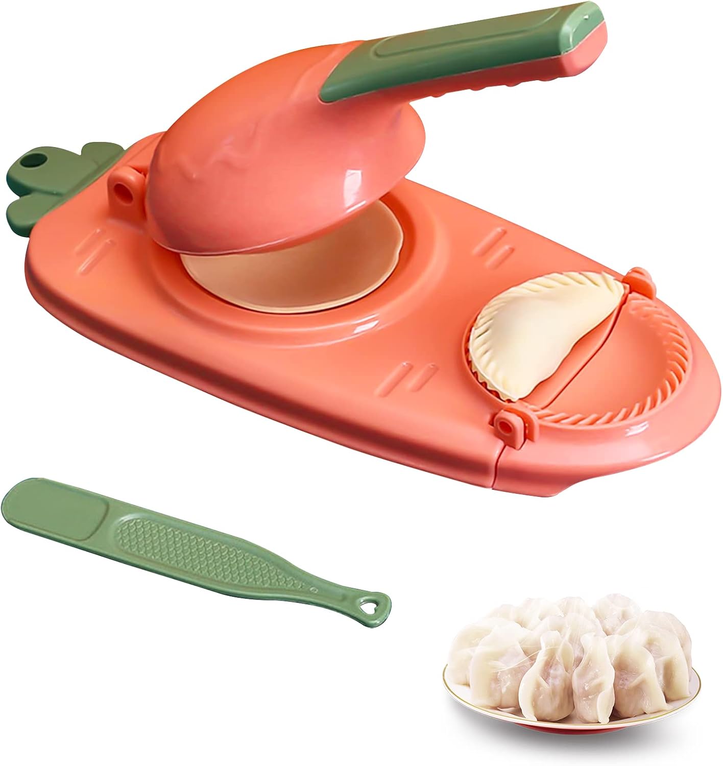 Amazon.de: HLJS Teigtaschen Maker, 2 in 1 Dumpling Maker Machine ...