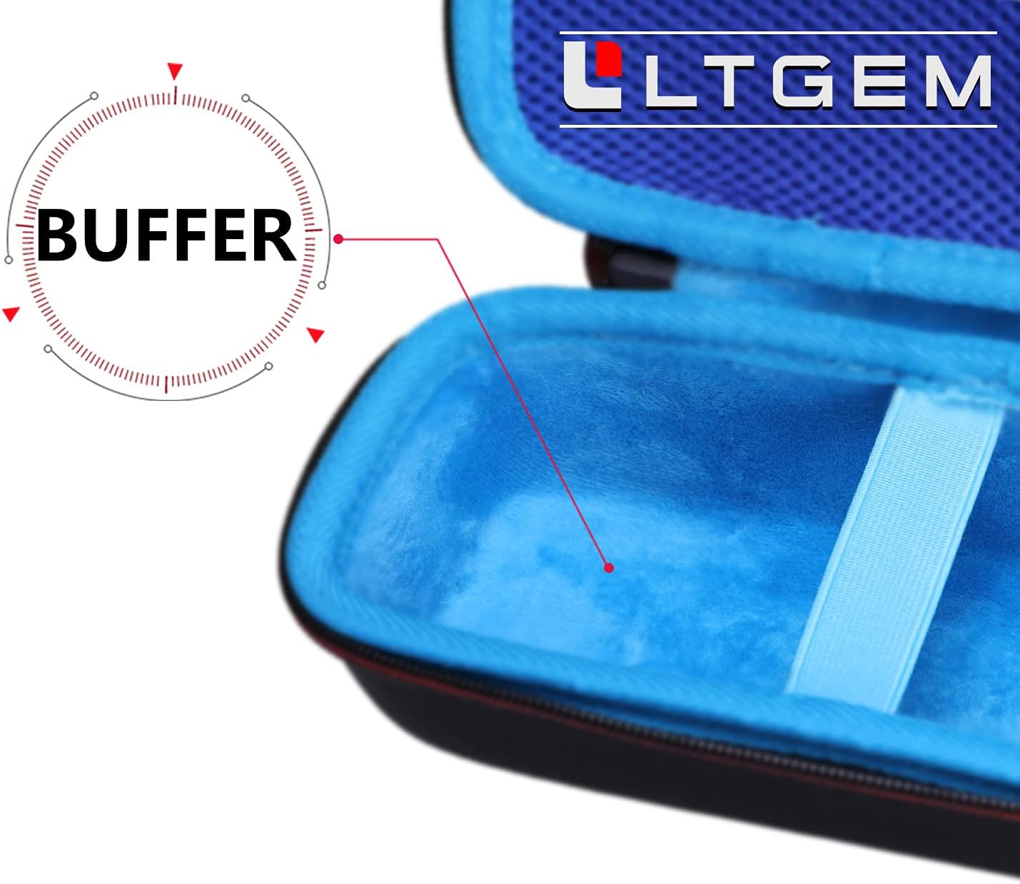 LTGEM Case Compatible with Flip 4 & Grip & Sonos Roam Waterproof Portable Speaker (Blue) - Image 6