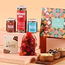 Omay Foods Flavor Delights Gift Box|Snacks, Chocolate|Gifts For Employees|Personal Gift Box|Healthy Roasted Snacks|Gifts For Birthday, Anniversary|Eid Mubarak Gift Hamper|Ramadan Gift|Eid Gift Box gallery image