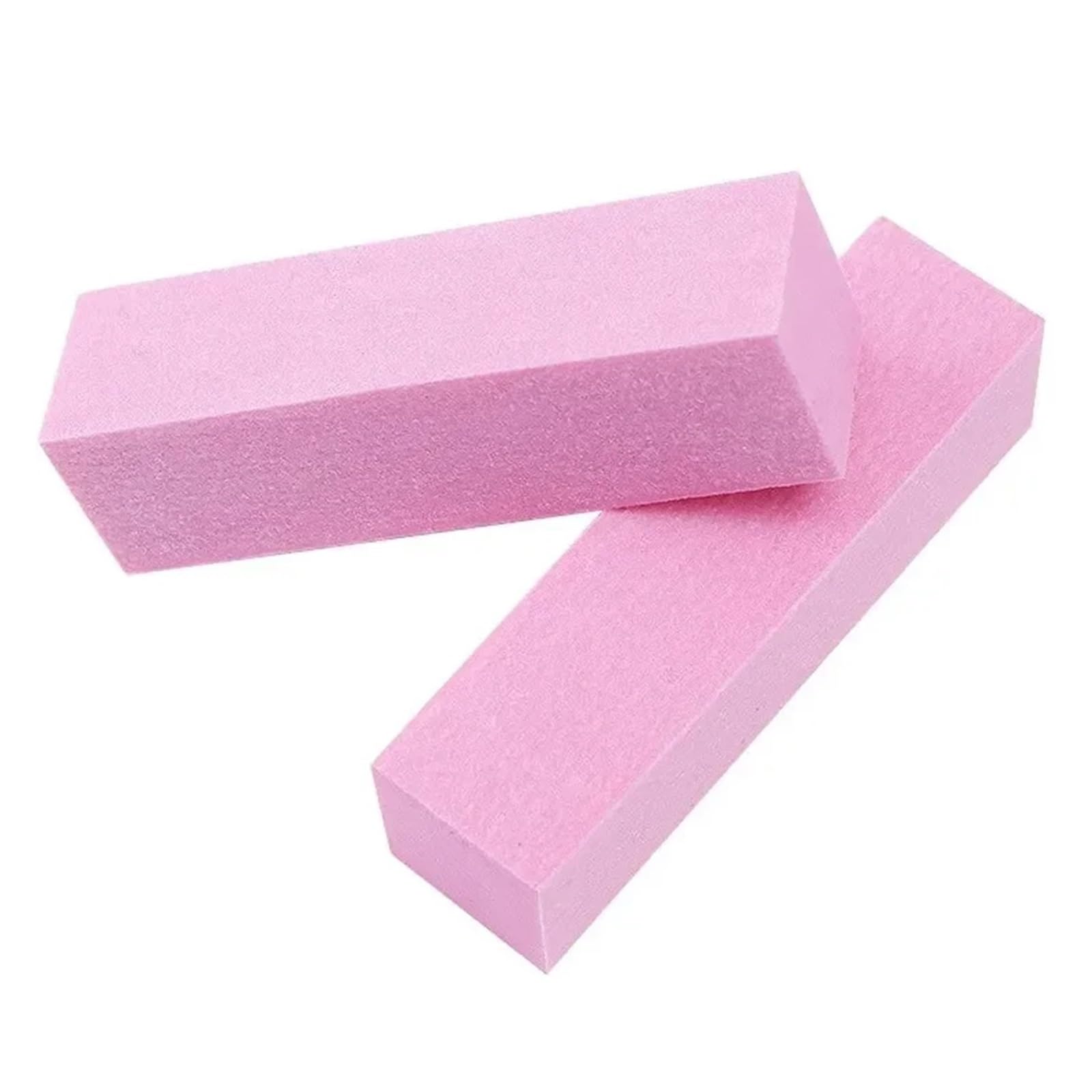 Różowy blok buforowy do paznokci 10 szt. Pilnik szlifierski gąbka Manicure Pedicure polerowanie szlifowanie nie boli narzędzia zdobienia(Hmct-white-10)