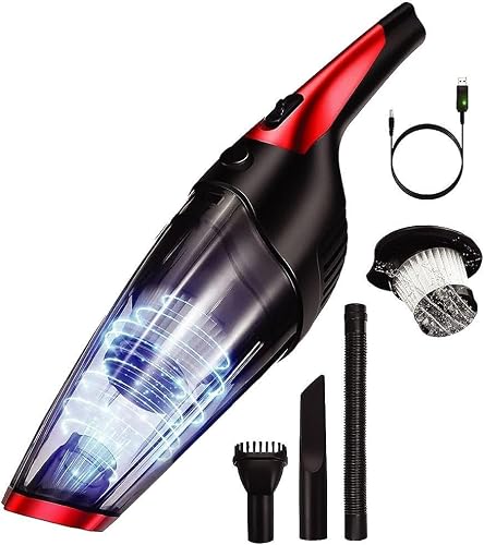 Milex Handheld Vacuum Cleaner - Cordless Wet & Dry Vacuum With 60W Suction