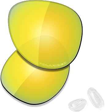 SAUCER Premium Replacement Lenses & Nosepads for Oakley Elmont M OO4119 | UV400 Protection, Anti-Scratch, Precise Fit