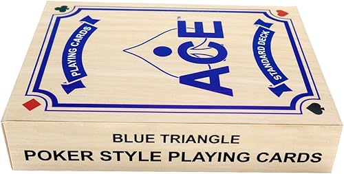 Miniatura 2 de ACE Cornhole - Juego de cartas estándar estilo póquer (triángulo azul)